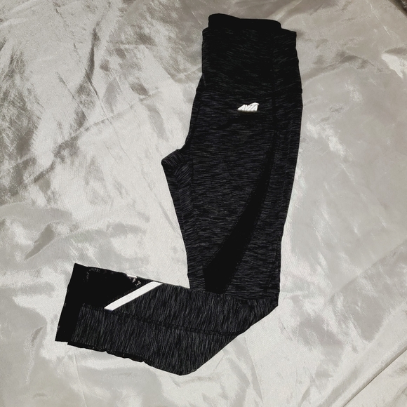 Avia Women's Active Wear Legging with Grey Stripes on Legs 231 - Picture 5 of 7